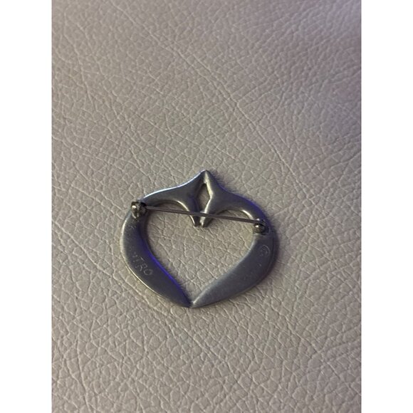 Vintage Ken Kantro "MERRYMEETING BAY" Design Pewter Brooch With Hand Inscription - Picture 7 of 9